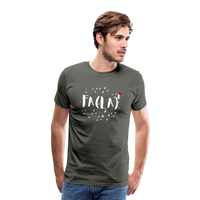 Load image into Gallery viewer, Fa-la-la-la-larious: The Math Whiz&#39;s Men&#39;s Premium Holiday Tee - asphalt gray
