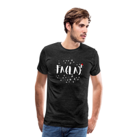 Load image into Gallery viewer, Fa-la-la-la-larious: The Math Whiz&#39;s Men&#39;s Premium Holiday Tee - charcoal grey
