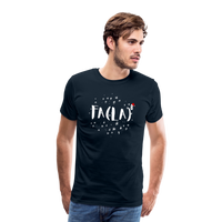 Load image into Gallery viewer, Fa-la-la-la-larious: The Math Whiz&#39;s Men&#39;s Premium Holiday Tee - deep navy
