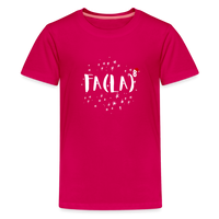 Load image into Gallery viewer, Merry Math-mas: Kids&#39; Premium Holiday Equation Tee - dark pink
