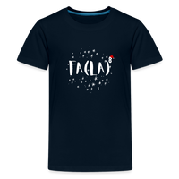 Load image into Gallery viewer, Merry Math-mas: Kids&#39; Premium Holiday Equation Tee - deep navy
