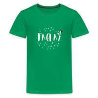 Load image into Gallery viewer, Merry Math-mas: Kids&#39; Premium Holiday Equation Tee - kelly green
