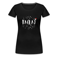 Load image into Gallery viewer, Jingle Bells &amp; Algebra Spells: Women&#39;s Math Holiday Tee - black
