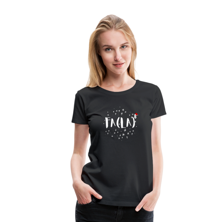 Jingle Bells & Algebra Spells: Women's Math Holiday Tee - black