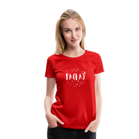Load image into Gallery viewer, Jingle Bells &amp; Algebra Spells: Women&#39;s Math Holiday Tee - red
