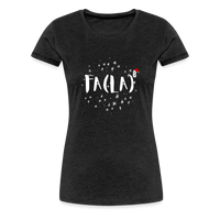 Load image into Gallery viewer, Jingle Bells &amp; Algebra Spells: Women&#39;s Math Holiday Tee - charcoal grey
