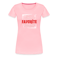 Load image into Gallery viewer, Holiday Leadership Glow: Women&#39;s &#39;Santa&#39;s Favorite Principal&#39; Premium Tee - pink
