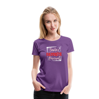 Load image into Gallery viewer, Holiday Leadership Glow: Women&#39;s &#39;Santa&#39;s Favorite Principal&#39; Premium Tee - purple
