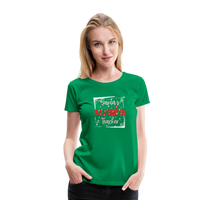 Load image into Gallery viewer, Festive Educator Elegance: Women&#39;s &#39;Santa&#39;s Favorite Teacher&#39; Premium Tee - kelly green
