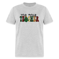 Load image into Gallery viewer, “Very Merry Teacher”-Unisex Classic T-Shirt - heather gray
