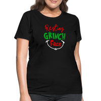 Load image into Gallery viewer, “Resting Grinch Face”-Women&#39;s T-Shirt - black
