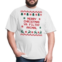 Load image into Gallery viewer, “Merry Christmas Ya Filthy Animal”-Unisex Classic T-Shirt - white
