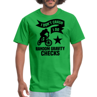 Load image into Gallery viewer, “I Don’t Crash I Do Random Gravity Checks”-Unisex Classic T-Shirt - bright green

