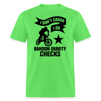 Load image into Gallery viewer, “I Don’t Crash I Do Random Gravity Checks”-Unisex Classic T-Shirt - kiwi
