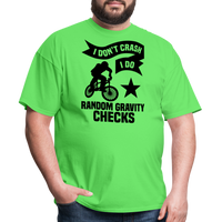 Load image into Gallery viewer, “I Don’t Crash I Do Random Gravity Checks”-Unisex Classic T-Shirt - kiwi
