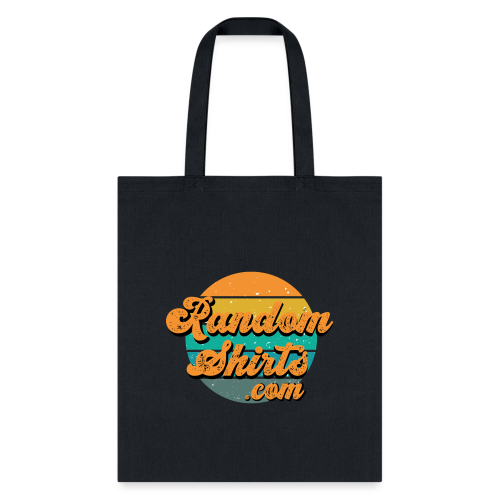Carry-All Charm: RandomShirts.com Reusable Tote Bag - black