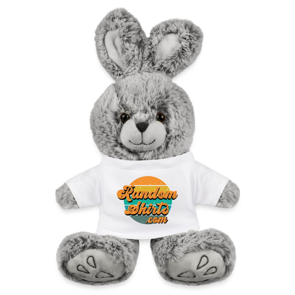 Huggable Hopster: RandomShirts.com Rabbit Plush - white