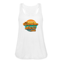 Load image into Gallery viewer, Breezy Elegance: Women&#39;s RandomShirts.com Logo Flowy Tank Top - white
