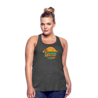 Load image into Gallery viewer, Breezy Elegance: Women&#39;s RandomShirts.com Logo Flowy Tank Top - deep heather
