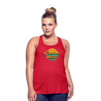 Load image into Gallery viewer, Breezy Elegance: Women&#39;s RandomShirts.com Logo Flowy Tank Top - red
