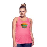 Load image into Gallery viewer, Breezy Elegance: Women&#39;s RandomShirts.com Logo Flowy Tank Top - neon pink
