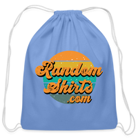 Load image into Gallery viewer, Casual Carry-Along: RandomShirts.com Cotton Drawstring Bag - carolina blue

