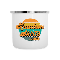 Load image into Gallery viewer, Ruggedly Random: RandomShirts.com Stainless Steel Camper Mug - white

