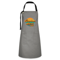 Load image into Gallery viewer, Culinary Quirk: RandomShirts.com Artisan Apron - gray/black
