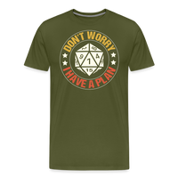 Load image into Gallery viewer, “Don’t Worry I Have A Plan”-Men&#39;s Premium T-Shirt - olive green
