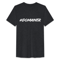 Load image into Gallery viewer, Digital Domain Tri-Blend Organic Tee: The #Domainer&#39;s Choice - heather black
