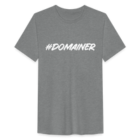 Load image into Gallery viewer, Digital Domain Tri-Blend Organic Tee: The #Domainer&#39;s Choice - heather gray
