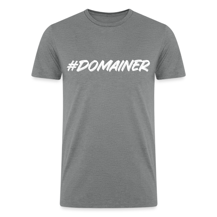 Digital Domain Tri-Blend Organic Tee: The #Domainer's Choice - heather gray