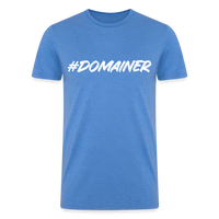 Load image into Gallery viewer, Digital Domain Tri-Blend Organic Tee: The #Domainer&#39;s Choice -  heather blue

