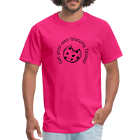 Load image into Gallery viewer, “Get your own biscuits, fatass!”=Unisex Classic T-Shirt - fuchsia

