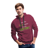 Load image into Gallery viewer, &quot;Domain Master&quot; Men&#39;s Premium Hoodie - burgundy
