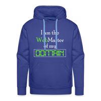 Load image into Gallery viewer, &quot;Domain Master&quot; Men&#39;s Premium Hoodie - royal blue
