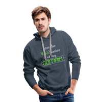 Load image into Gallery viewer, &quot;Domain Master&quot; Men&#39;s Premium Hoodie - heather denim
