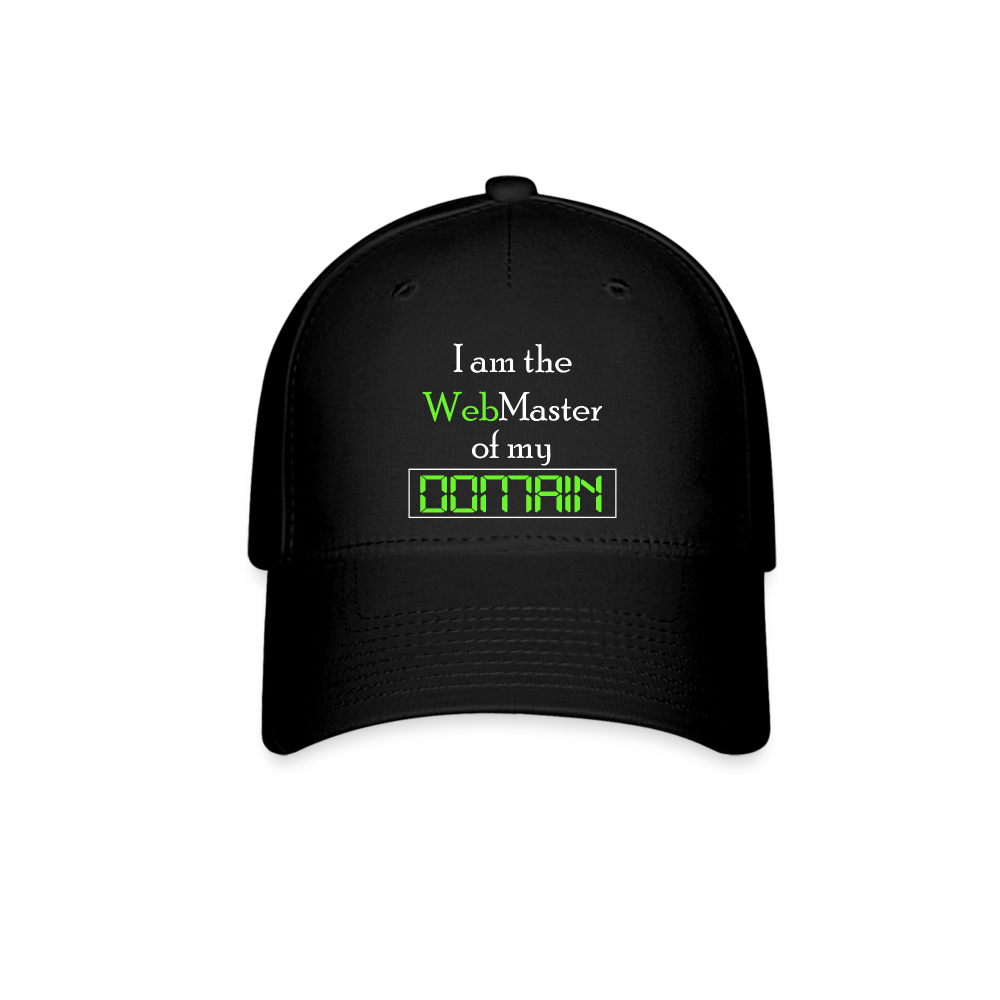 "Cyberspace Sovereign" Flexfit Cap – The Ultimate Webmaster's Crown - black