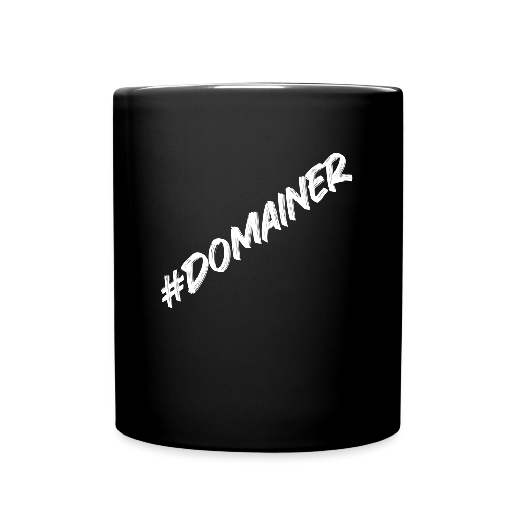 "Morning Domainer" Ceramic Mug – Fuel Your Domain Mastery - black