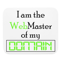 Load image into Gallery viewer, &quot;Digital Domain Master&quot; Mousepad – Navigate Your Web with Style - white
