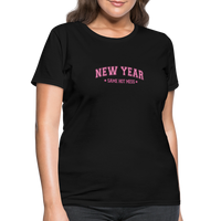 Load image into Gallery viewer, “New Year, Same Hot Mess”-Women&#39;s T-Shirt - black
