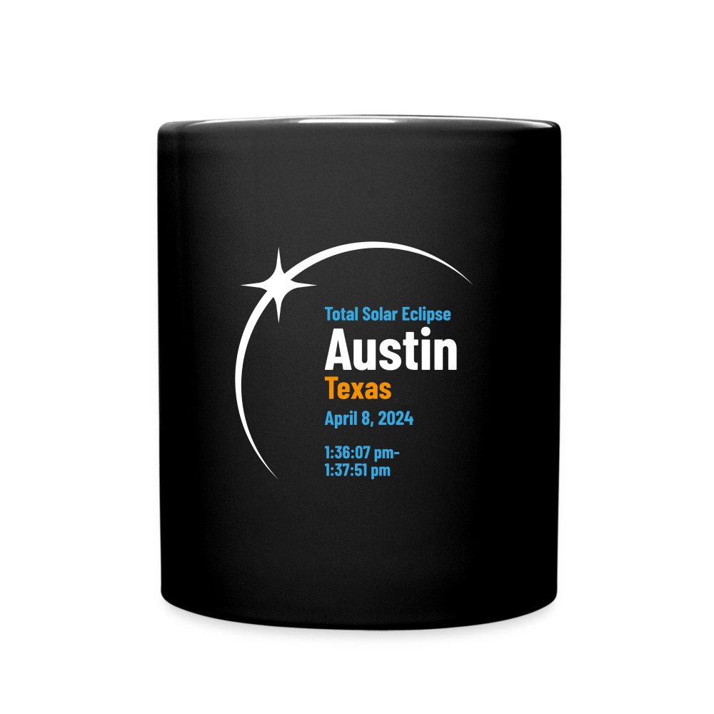 Austin Eclipse 2024: Twilight Coffee Mug - black