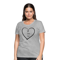 Load image into Gallery viewer, “I Love You-IPA Format”-Women’s Premium T-Shirt - heather gray
