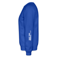 Load image into Gallery viewer, “Darling This is Just A Chapter, Not the Whole Story”-Unisex Crewneck Sweatshirt - royal blue
