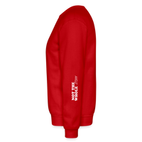 Load image into Gallery viewer, “Darling This is Just A Chapter, Not the Whole Story”-Unisex Crewneck Sweatshirt - red
