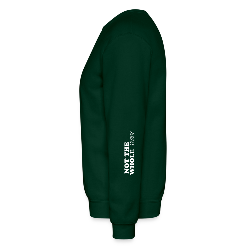 “Darling This is Just A Chapter, Not the Whole Story”-Unisex Crewneck Sweatshirt - forest green