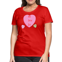 Load image into Gallery viewer, “IPA-I Love You, Coffee, Speech”-Women’s Premium T-Shirt - red
