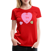 Load image into Gallery viewer, “IPA-I Love You, Coffee, Speech”-Women’s Premium T-Shirt - red
