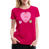 Load image into Gallery viewer, “IPA-I Love You, Coffee, Speech”-Women’s Premium T-Shirt - dark pink
