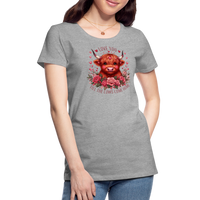 Load image into Gallery viewer, “Love you Til the Cows Come Home”-Women’s Premium T-Shirt - heather gray
